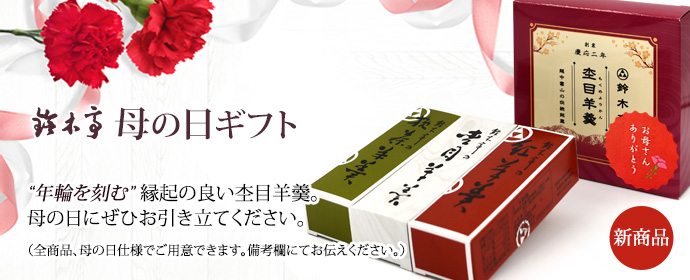 母の日ギフト　羊羹